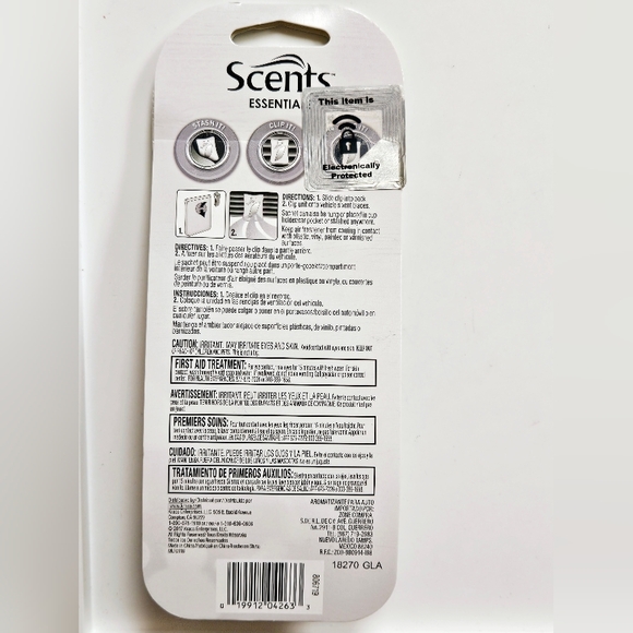 NWT 》3×《 SCENTS ESSENTIALS INVIGORATE ESSENTIAL OIL BLEND PEPPERMINT SACHETS! - Picture 4 of 11